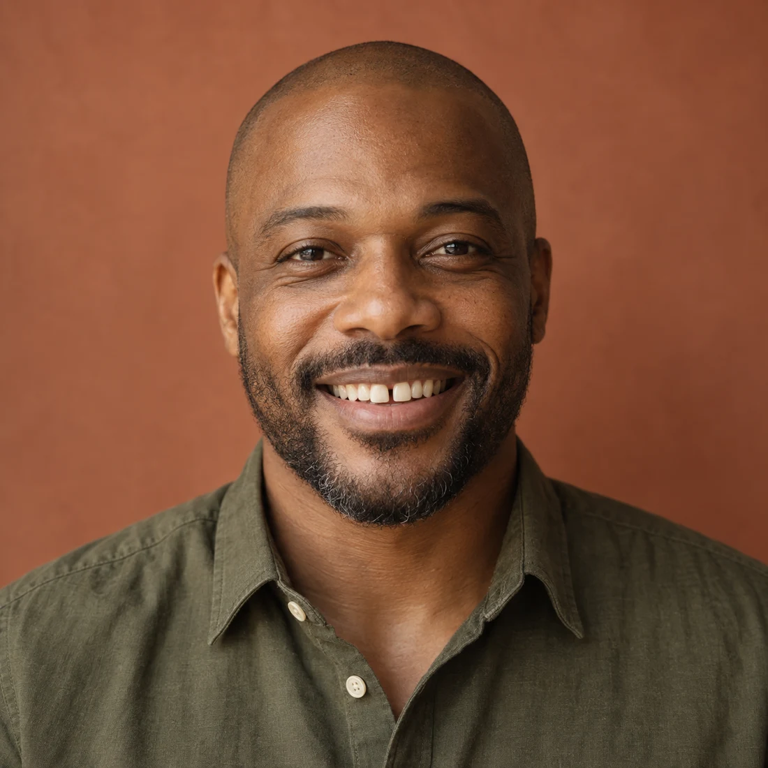 Original AI-generated portrait of a fictional man