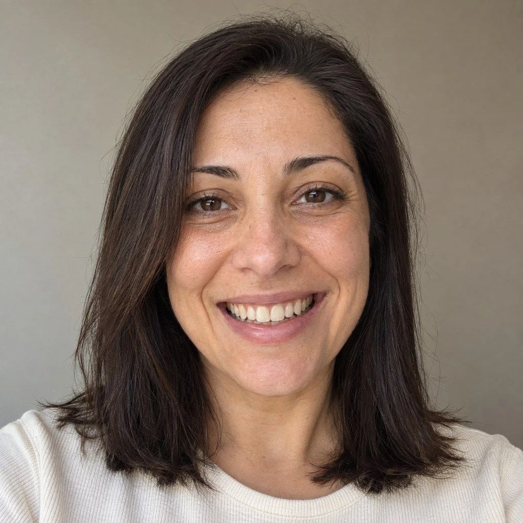Original AI-generated portrait of a fictional woman